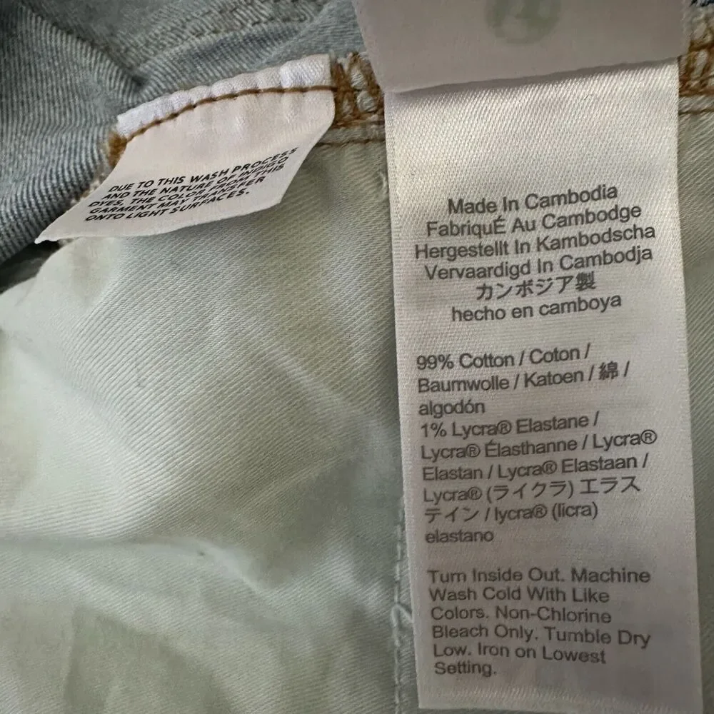 J. CREW High-Rise Denim Shorts in Tea Time Wash #AV425